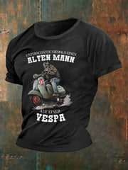 Herren Alter Mann Vespa T-Shirt