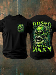 Bedrucktes T-Shirt für Herren BÖSER ALTER MANN
