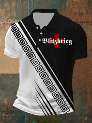 Herren Deutschland Eisenkreuz Bedrucktes Hemd