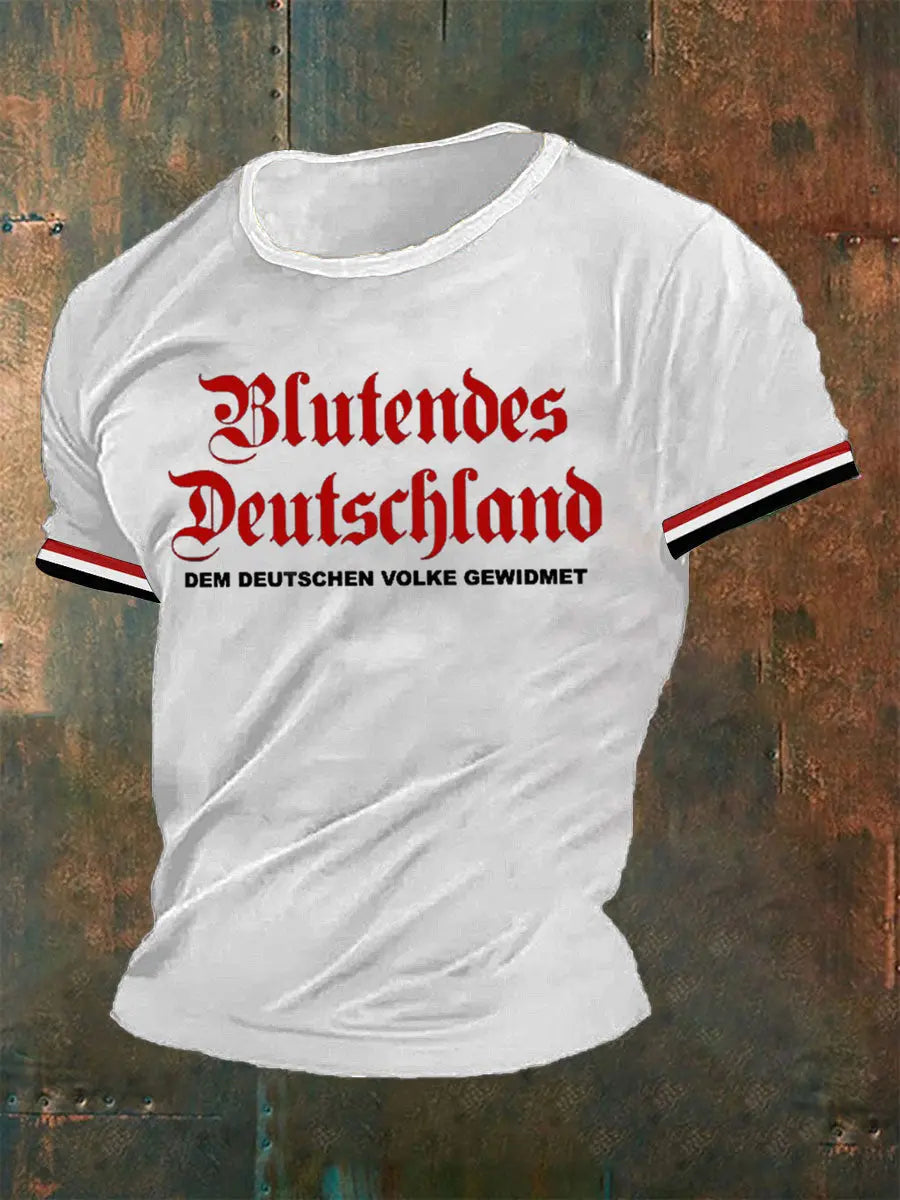 Deutschland bedrucktes T-Shirt für Männer