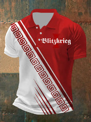 Herren Deutschland Eisenkreuz Bedrucktes Hemd