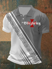 Herren Deutschland Eisenkreuz Bedrucktes Hemd