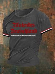 Deutschland bedrucktes T-Shirt für Männer