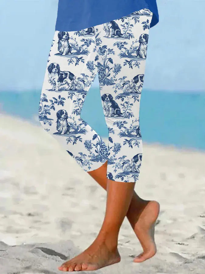 Frauen Charlie der Cavalier King Spaniel Leggings