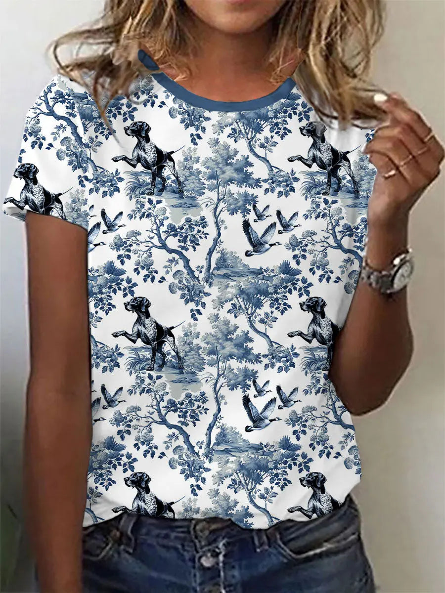 Frauen Deutsch Kurzhaar Indicator Hund T-Shirts