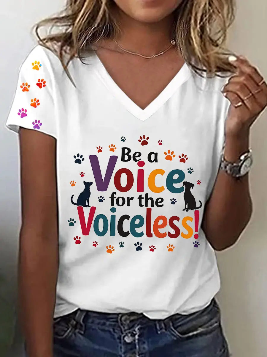 Tierfreundliches T-Shirt für Frauen