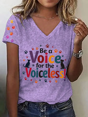 Tierfreundliches T-Shirt für Frauen