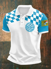 Unterhopft-bedrucktes Kurzarm-T-Shirt für Männer