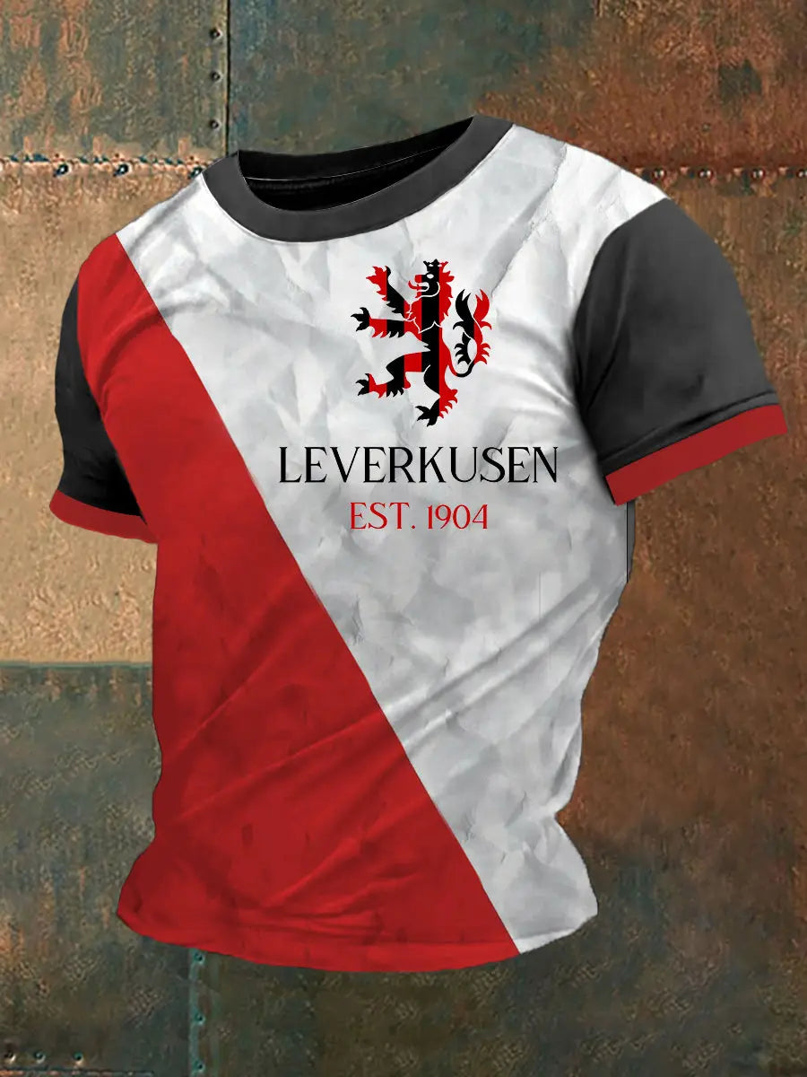 Herren Leverkusen Kurzarm-T-Shirt