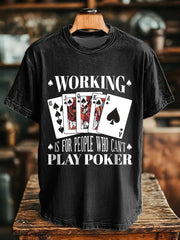 Unisex arbeiten ist für Menschen, die nicht Poker-T-Shirts spielen können
