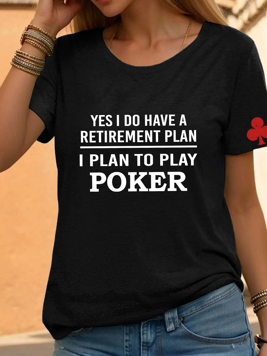 Frauen Poker T-Shirt