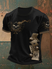 Texas Hold'em bedruckte T-Shirts für Männer