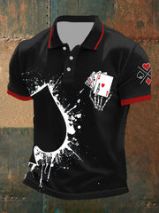 Texas Hold'em bedruckte Oberteile für Herren