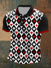 Herren-Poker-Druck oberteile