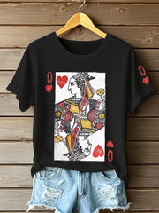 Frauen Poker Königin der Herzen T-Shirts