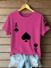 Frauen Poker Ace of Pik T-Shirts
