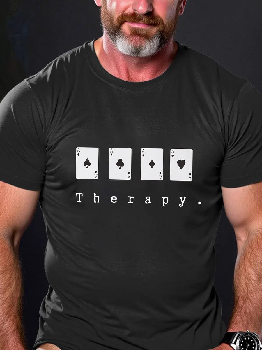 Herren Poker T-Shirt