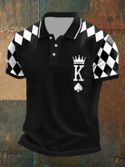 Herren Poker King of Pik Tops