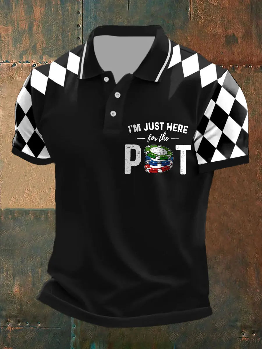 Männer Ich bin nur hier für die Pot Tops