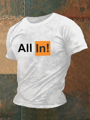 Herren Poker T-Shirt