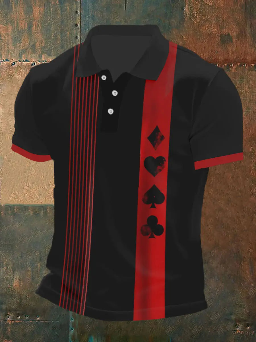 Herren Poker T-Shirt