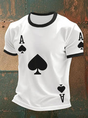Herren Poker Ace of Pik T-Shirts