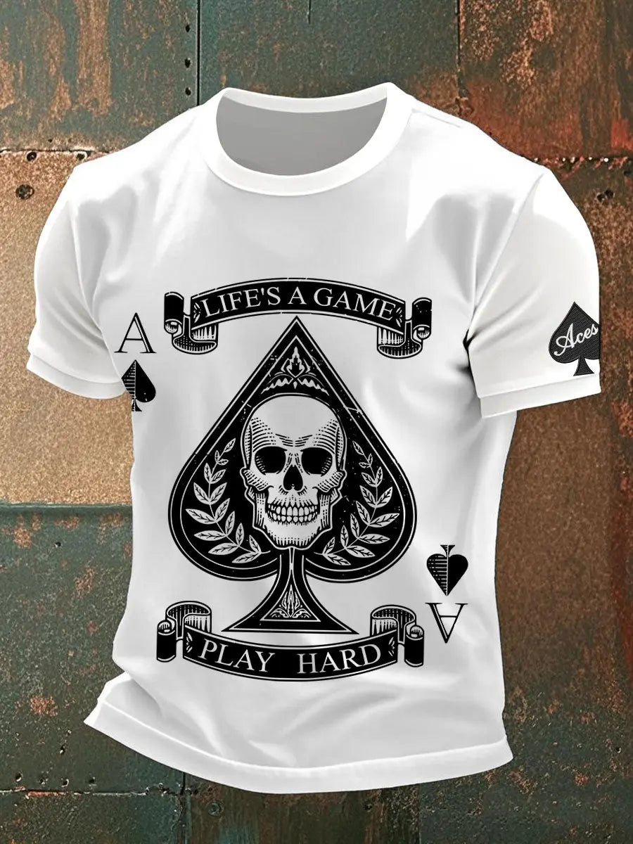 Herren Poker T-Shirt