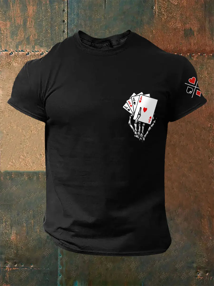 Herren Poker 4 A T-shirtss