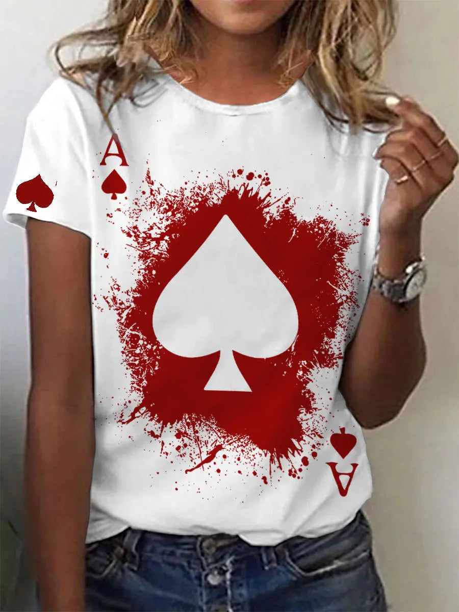 Frauen Poker T-Shirt