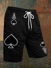 Herren Poker Ace of Pik Shorts