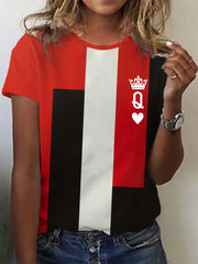 Frauen Poker T-Shirt