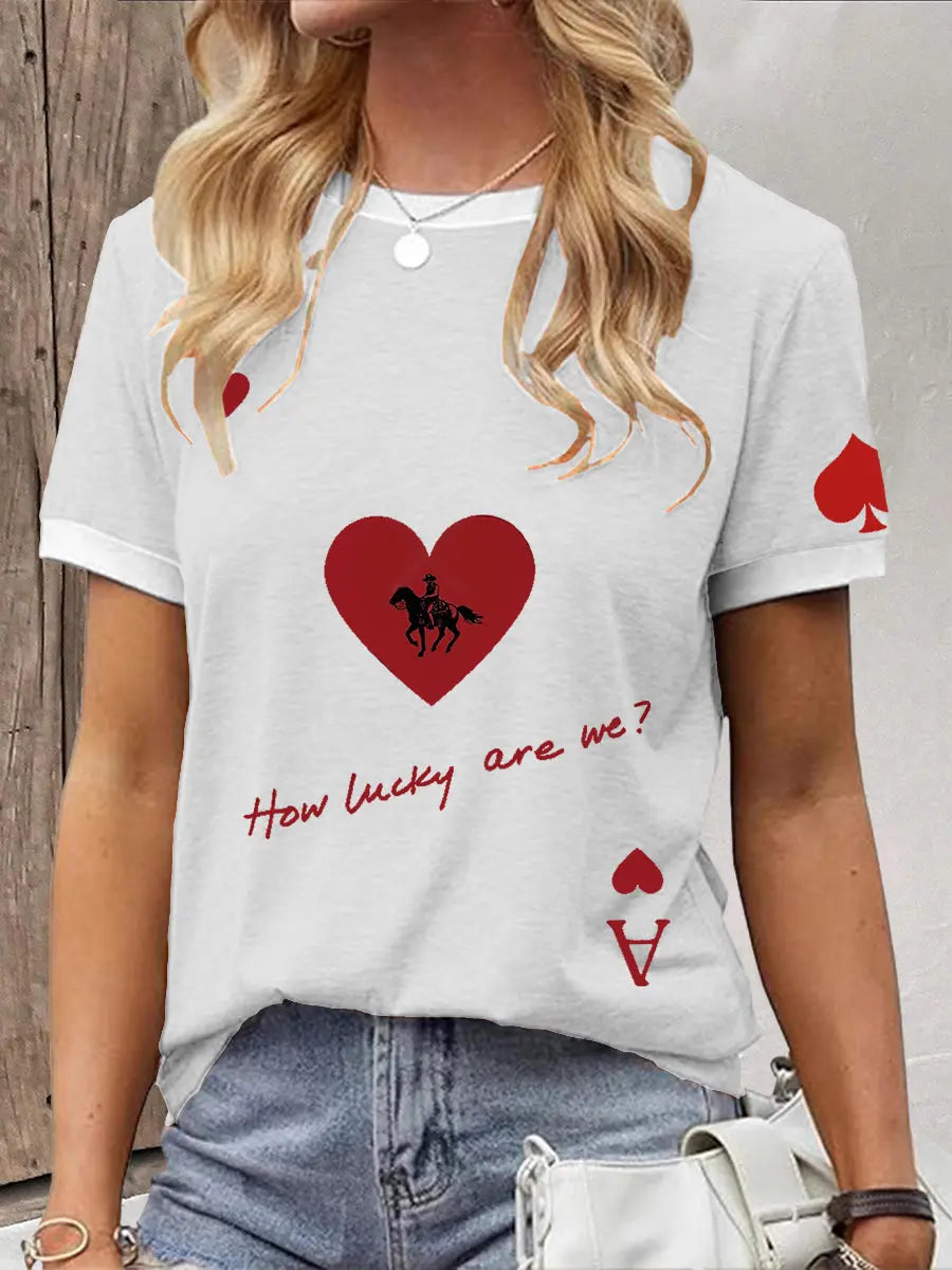 Frauen Poker T-Shirt
