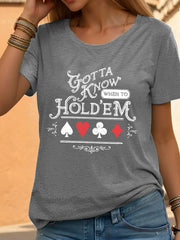Frauen Poker T-Shirt