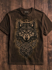 Herren Viking Wolf Totem T-Shirt