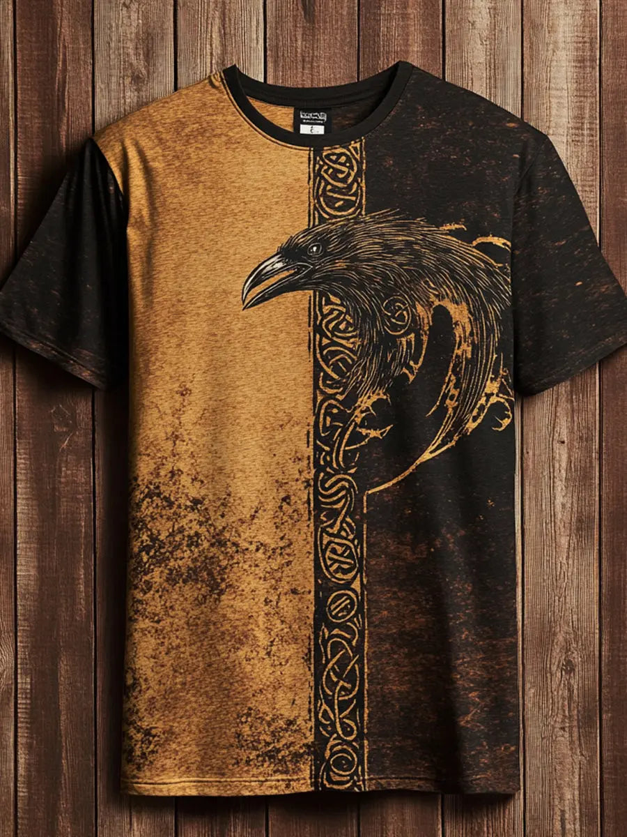 Herren Viking Raven T-Shirt