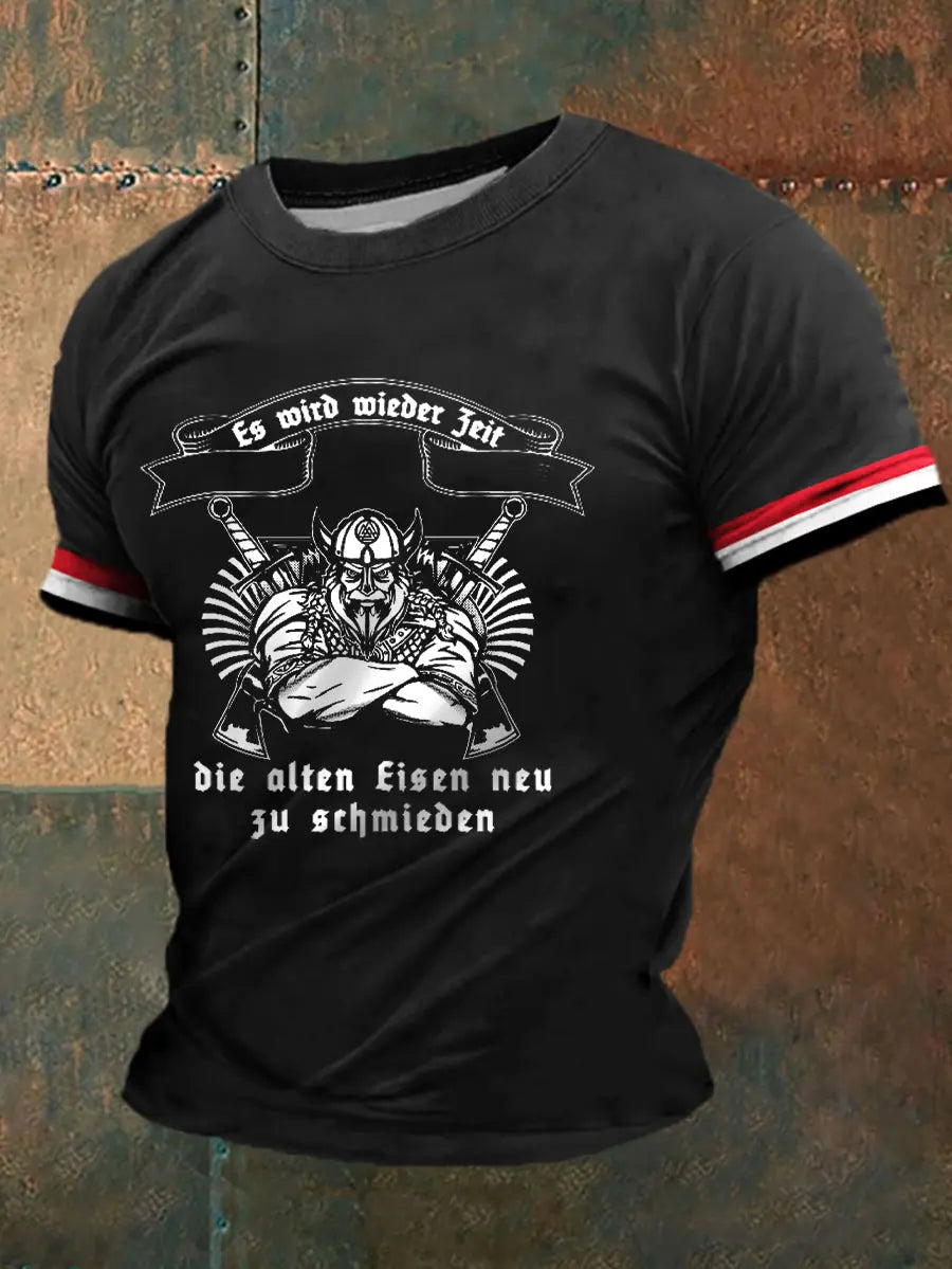 Herren Es wird Zeit die alten Geister zu rufen! Bedrucktes Kurzarm-T-Shirt
