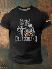 Deutschland bedrucktes Kurzarm-T-Shirt für Männer