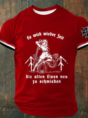 Herren Es wird Zeit die alten Geister zu rufen! Bedrucktes Kurzarm-T-Shirt