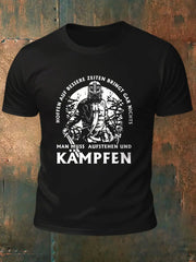 Herren Hoffen auf bessere Zeiten- KÄMPFEN Bedrucktes Kurzarm-T-Shirt