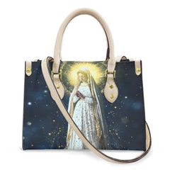 Damen Faith Virgin Mary Ledertasche Umhängetasche