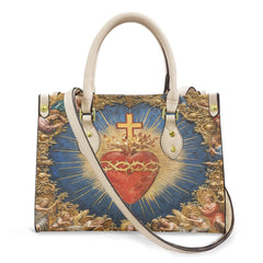 Damen Faith Cross Ledertasche Umhängetasche