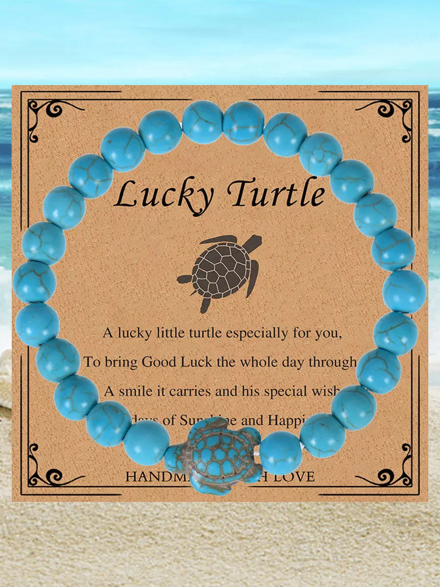 Damen Türkis-Meeres schildkröten armband