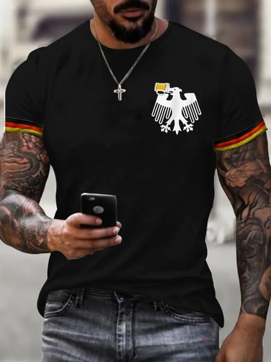 Männer Deutschland Lustiges Trinkhemd