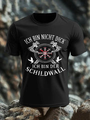Bedrucktes T-Shirt im deutschen Viking-Stil für Männer