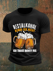 Lustiges Bier liebhaber für Männer Casual T-Shirt