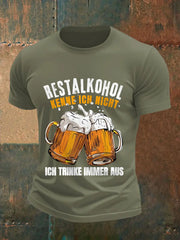 Lustiges Bier liebhaber für Männer Casual T-Shirt
