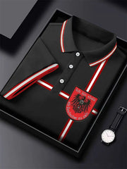 Deutsche patriotische Flagge der Männer bedruckte lässige Tops