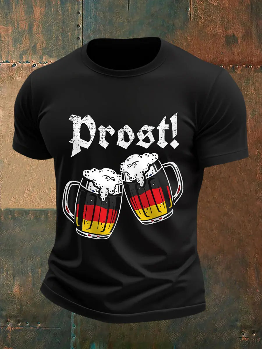 Lustige Prost der Männer! Bier liebhaber lässiges T-Shirt