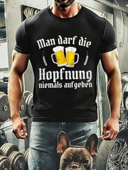 Herren Bier liebhaber Casual T-Shirt