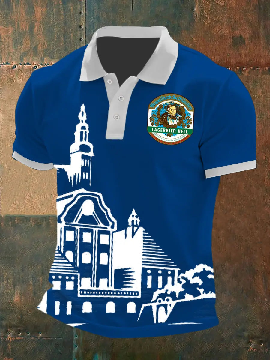 Augustiner Kurzarm-Hemd für Herren